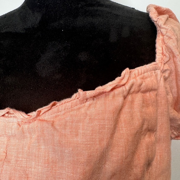 Wilfred Wander Linen Blouse Coral - Picture 9 of 10